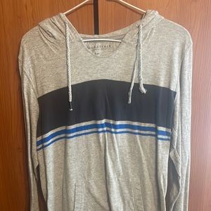 Aeropostale Light Hoodie Gray Size S